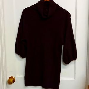 Ann Taylor Maroon cowlneck